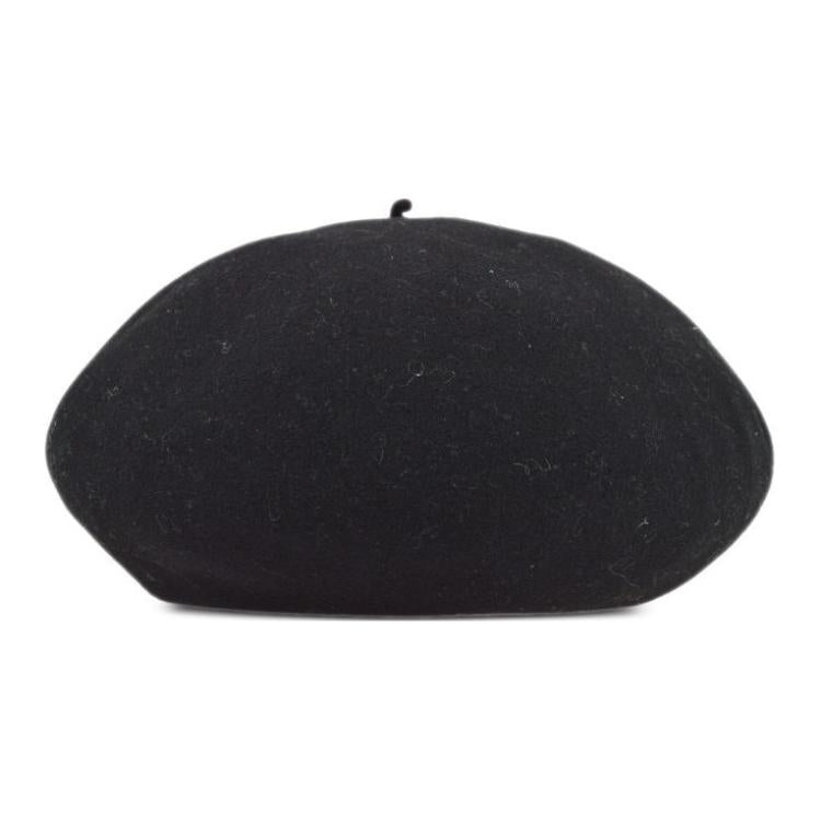 CHANEL 1990 2000s Cc Wool Beret