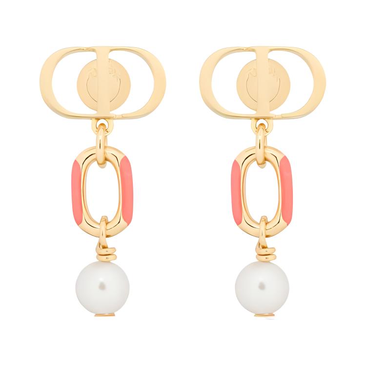 DIOR Metal Earrings Women's Gold