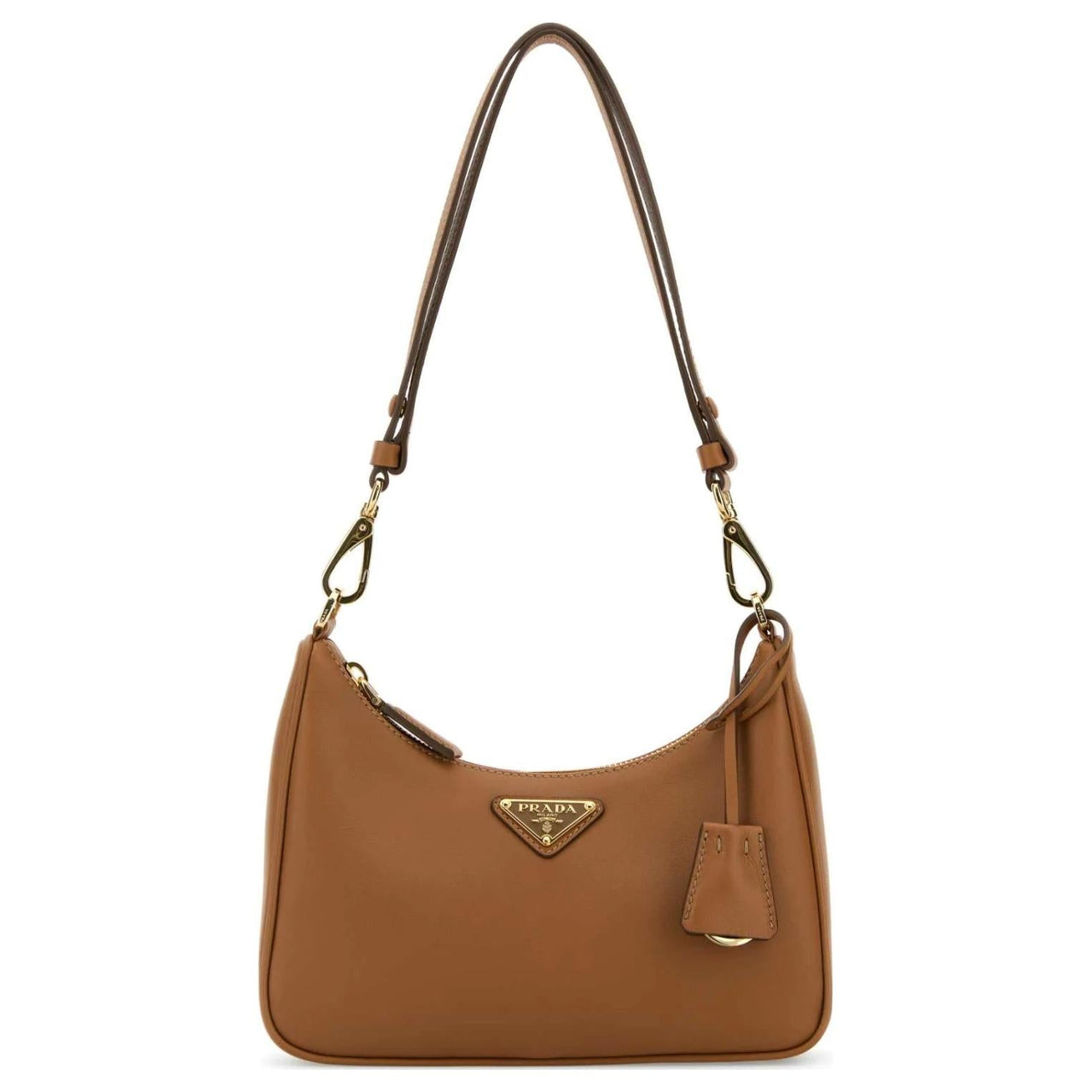 PRADA Cow Leather Crossbody Bag, Shoulder Bag Mini Women's Brown