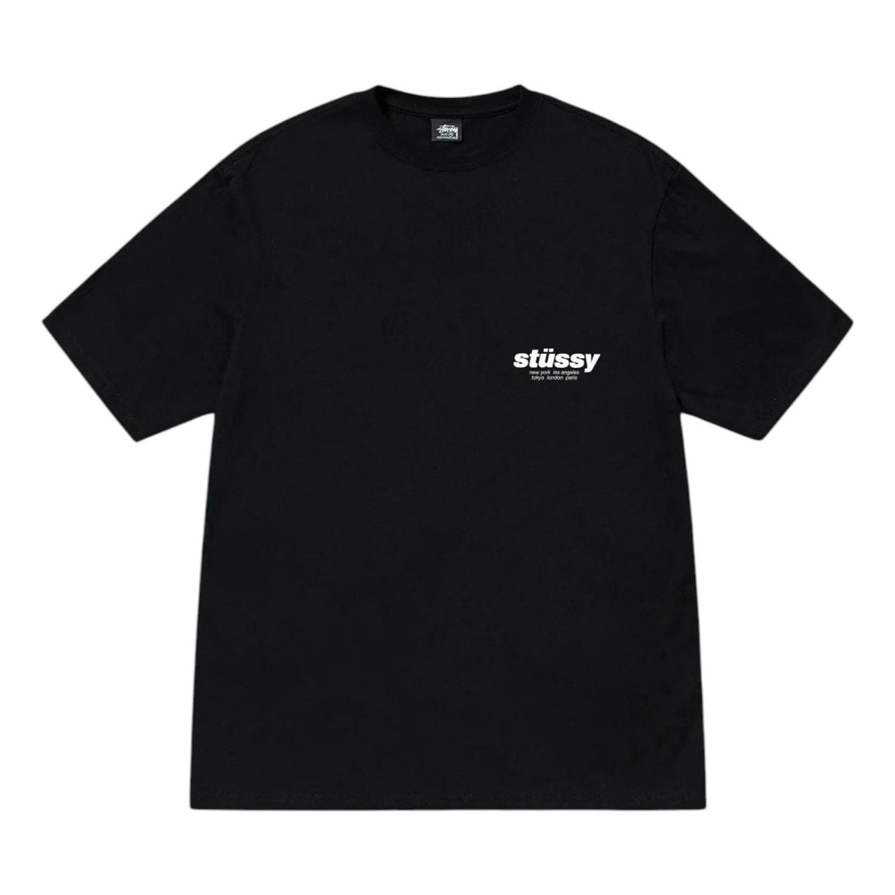 Stussy Rollers T-shirt Relaxed Fit 'Black' 1905160-BLK