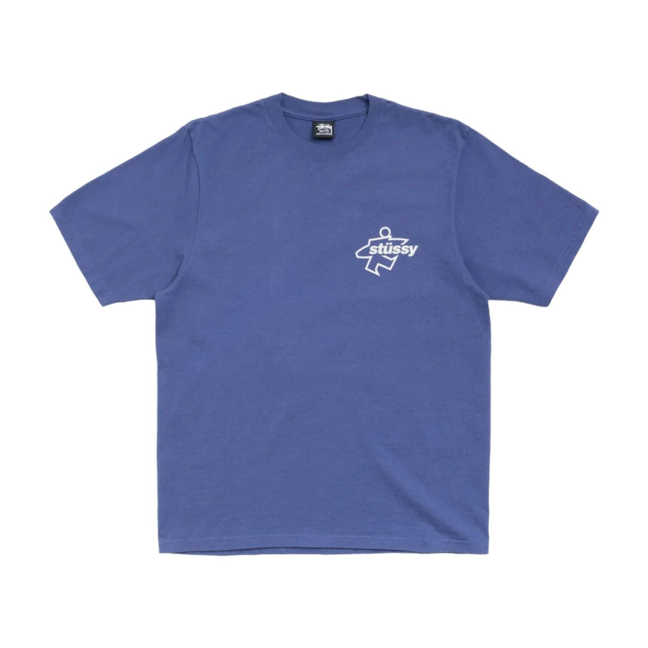 Stussy Surf Size T-Shirt Pigment Dyed 'Indigo' 1905180-INDI