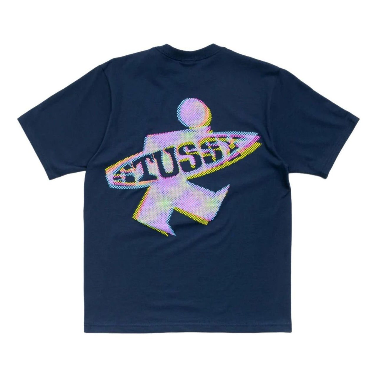 Stussy Dot Surf Puff Print T-Shirt 'Navy' 1905195-NAVY