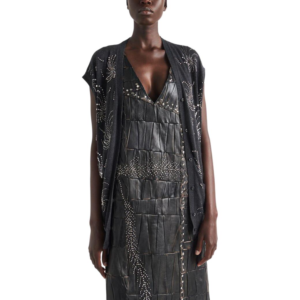 PRADA Embellished Cashmere Vest