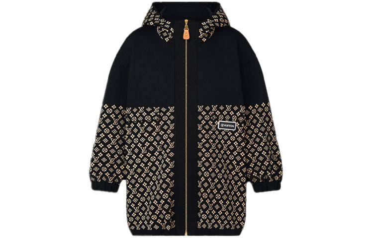 LOUIS VUITTON 2010s Monogram Zip up Hoodie