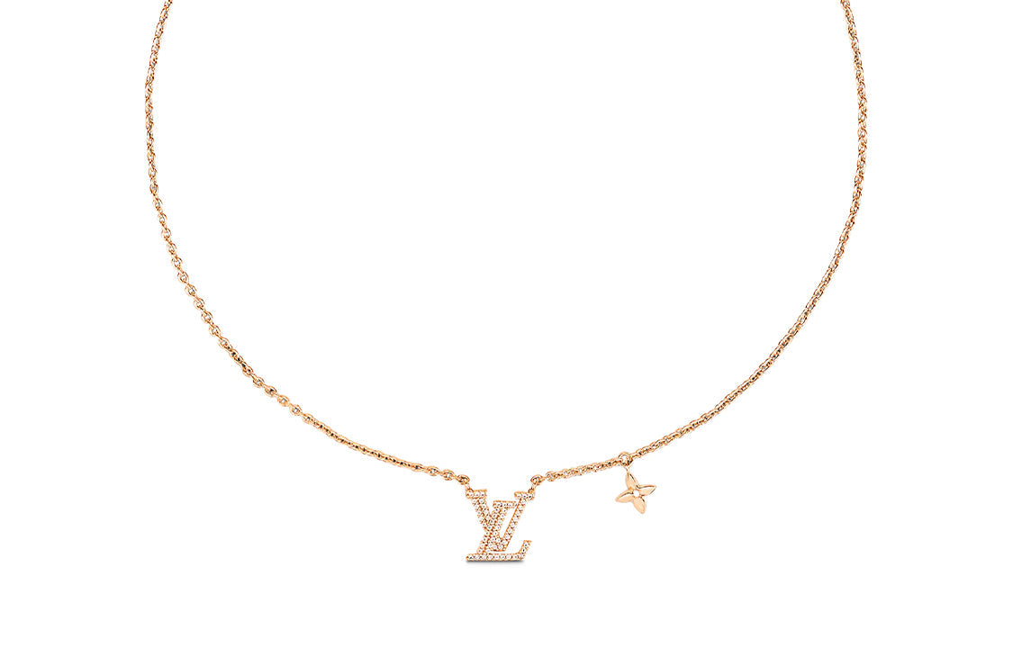 LOUIS VUITTON Metal Necklaces Women's Rose Gold