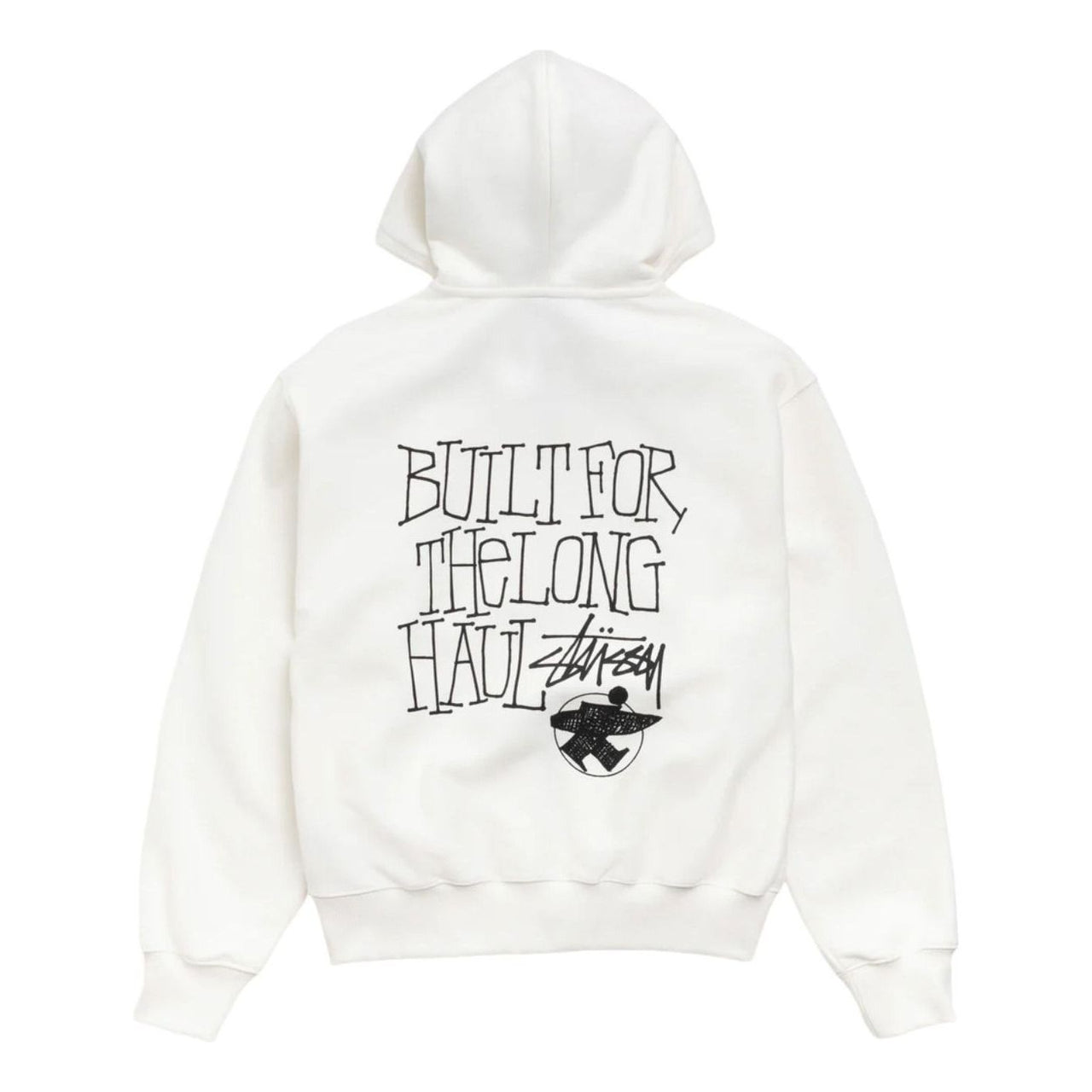 Stussy Long Haul Zip Hoodie 'Off White' 1975185-OFF
