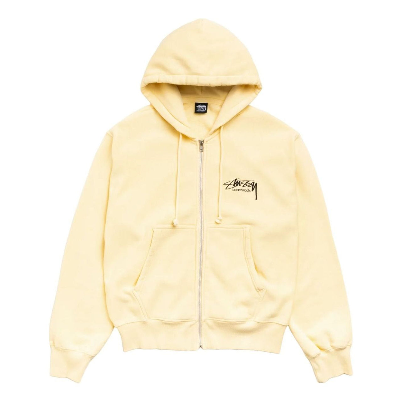 Stussy Beach Roots Zip Hoodie Garment Dyed 'Gold' 1975198-GOLD