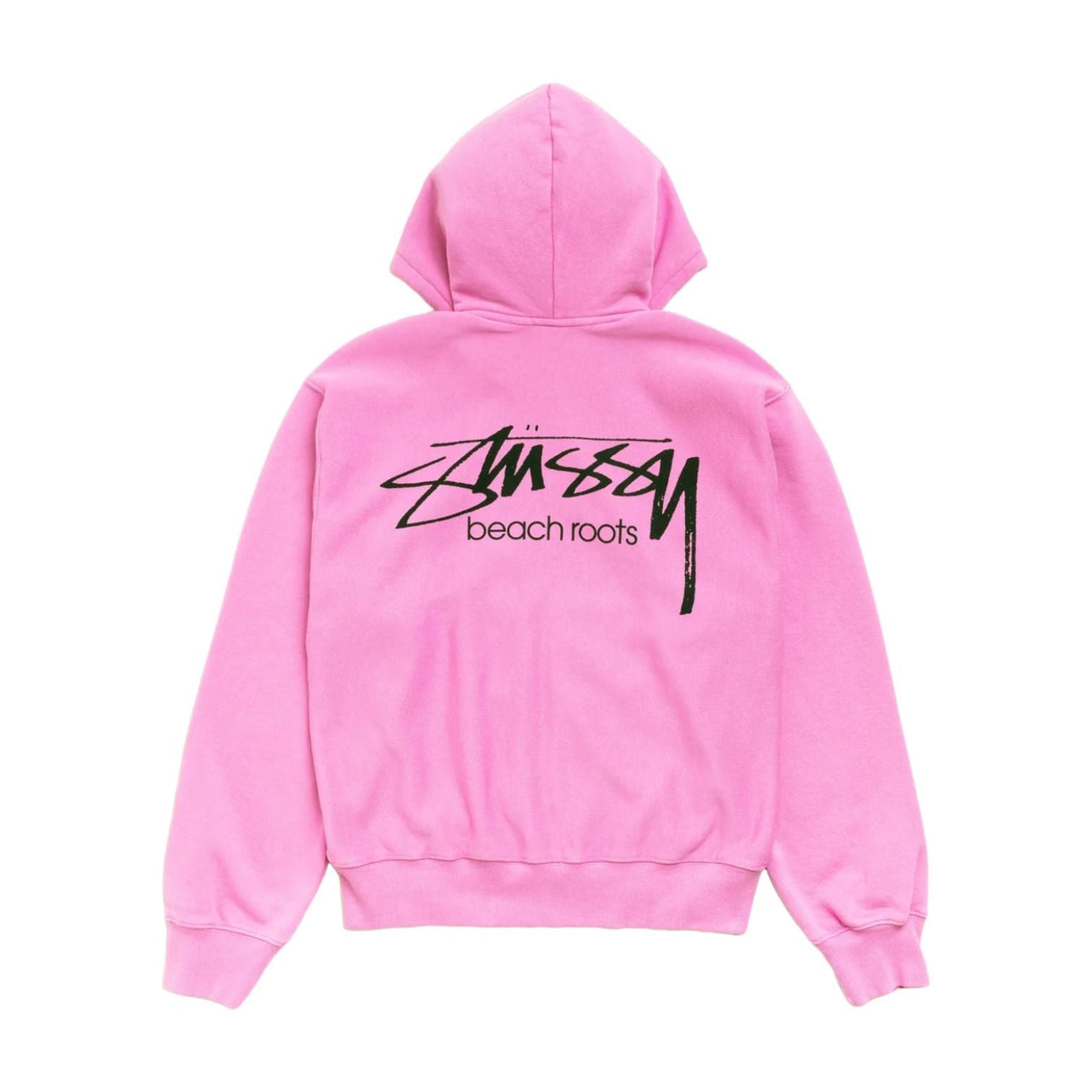 Stussy Beach Roots Zip Hoodie Garment Dyed 'Pink' 1975198-PINK