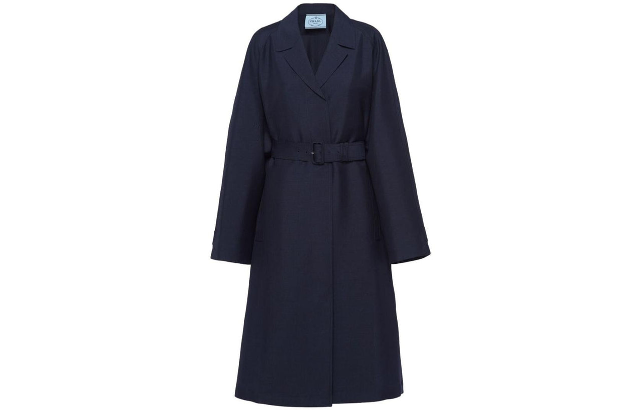 PRADA Coats Women's Marine Blue