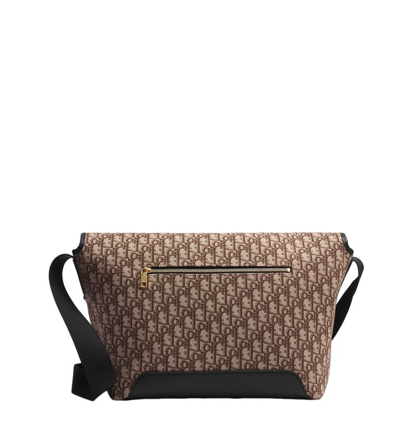 DIOR 26 Large Jett Messenger Bag with Flap 'Brown' 1DBME210YUS-H45E