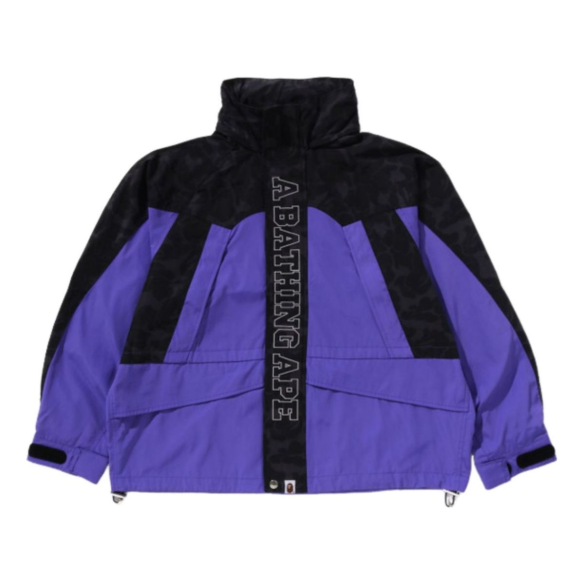 A Bathing Ape Camo Panel Snowboard Jacket 'Purple' 1K80-140-324-PURPLE