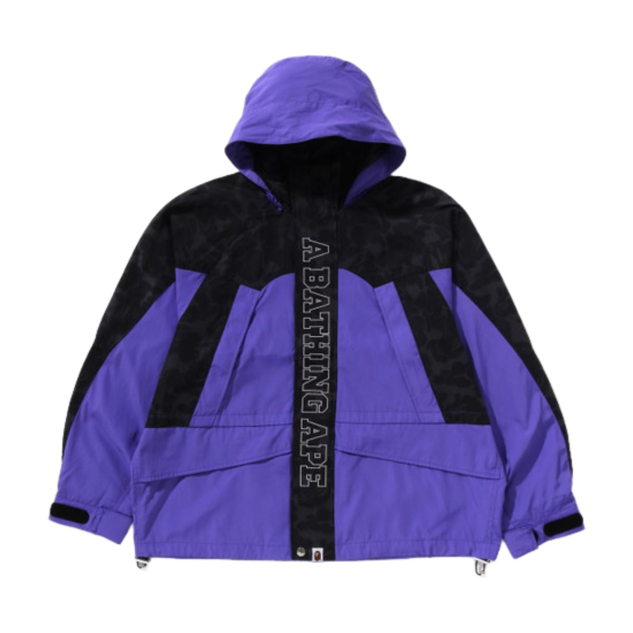 A Bathing Ape Camo Panel Snowboard Jacket 'Purple' 1K80-140-324-PURPLE