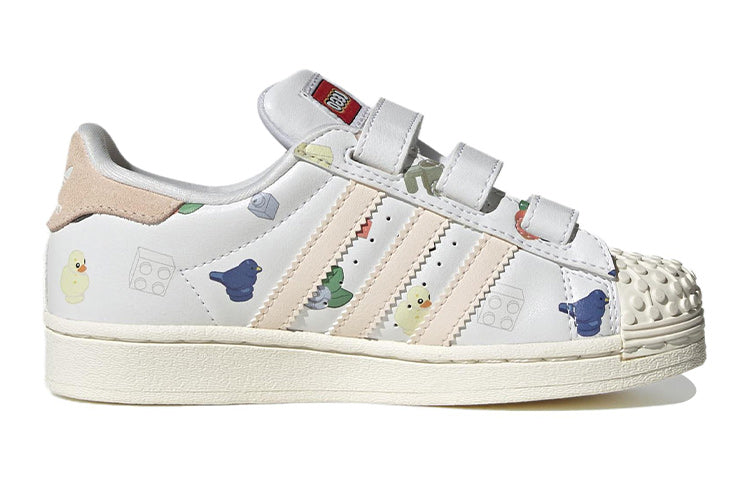 (GS) LEGO x adidas Superstar CF 'Bricks And Figurine White Wonder Quartz' IF2202