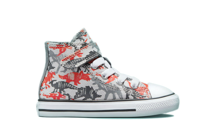 (TD) Converse Chuck Taylor All Star 'Gray Red' 771597F