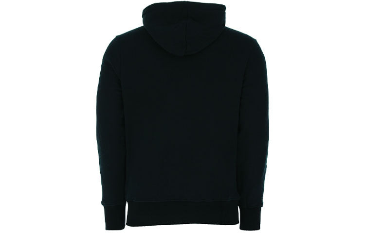 Men's Alexander McQueen hooded Alphabet Long Sleeves Black 599617QOZ820901