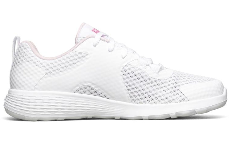 (WMNS) Skechers Go Walk Cool Running Shoes White/Pink 667081-WPK