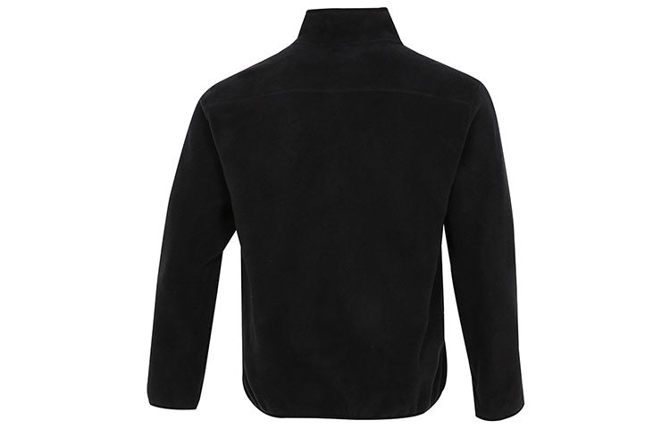 PUMA Classics Polar Fleece Hz Crew Casual Sports Fleece Lined Stand Collar Knit Black 533121-01