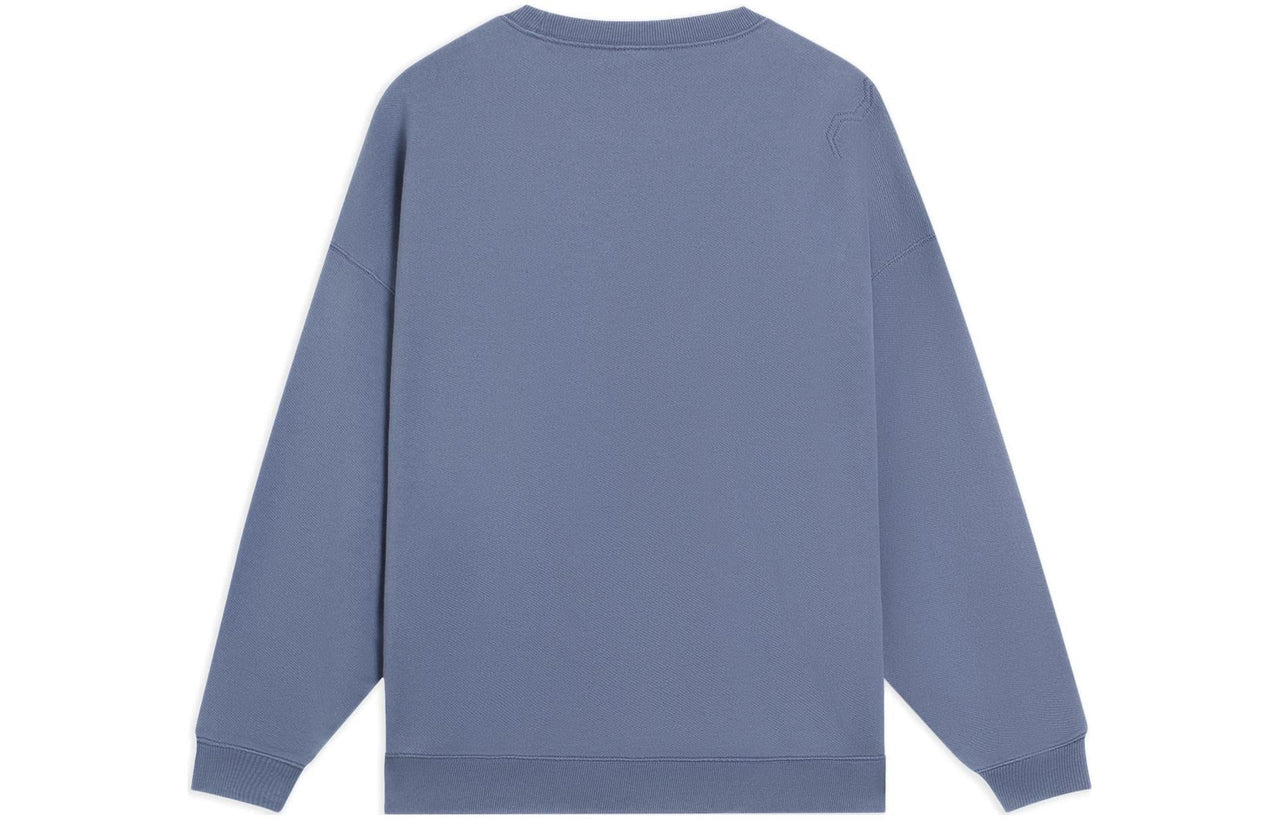 Li-Ning Embroidered Logo Sweatshirt 'Blue' AWDSC99-4