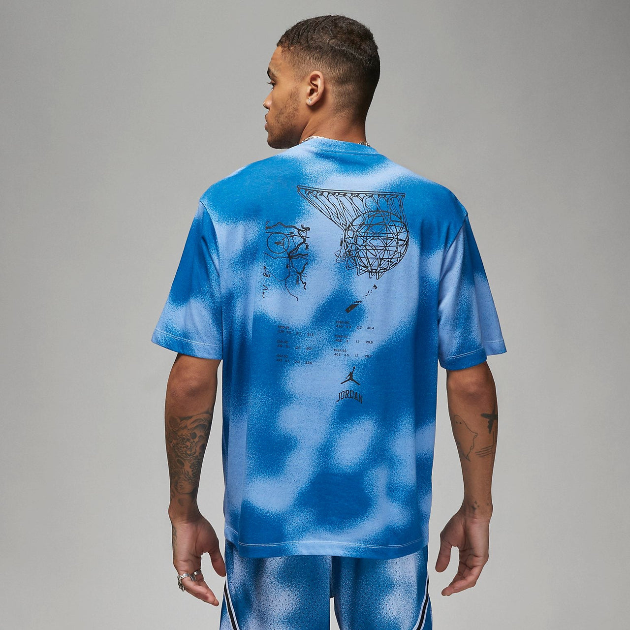 Air Jordan Sport Graphic T-Shirt 'University Blue' FB7448-412
