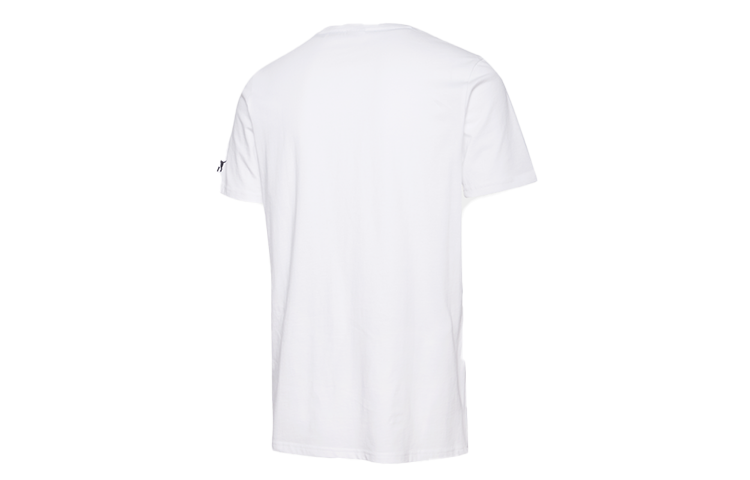 PUMA Multi-Color Logo Athleisure Casual Sports Short Sleeve White 598938-02