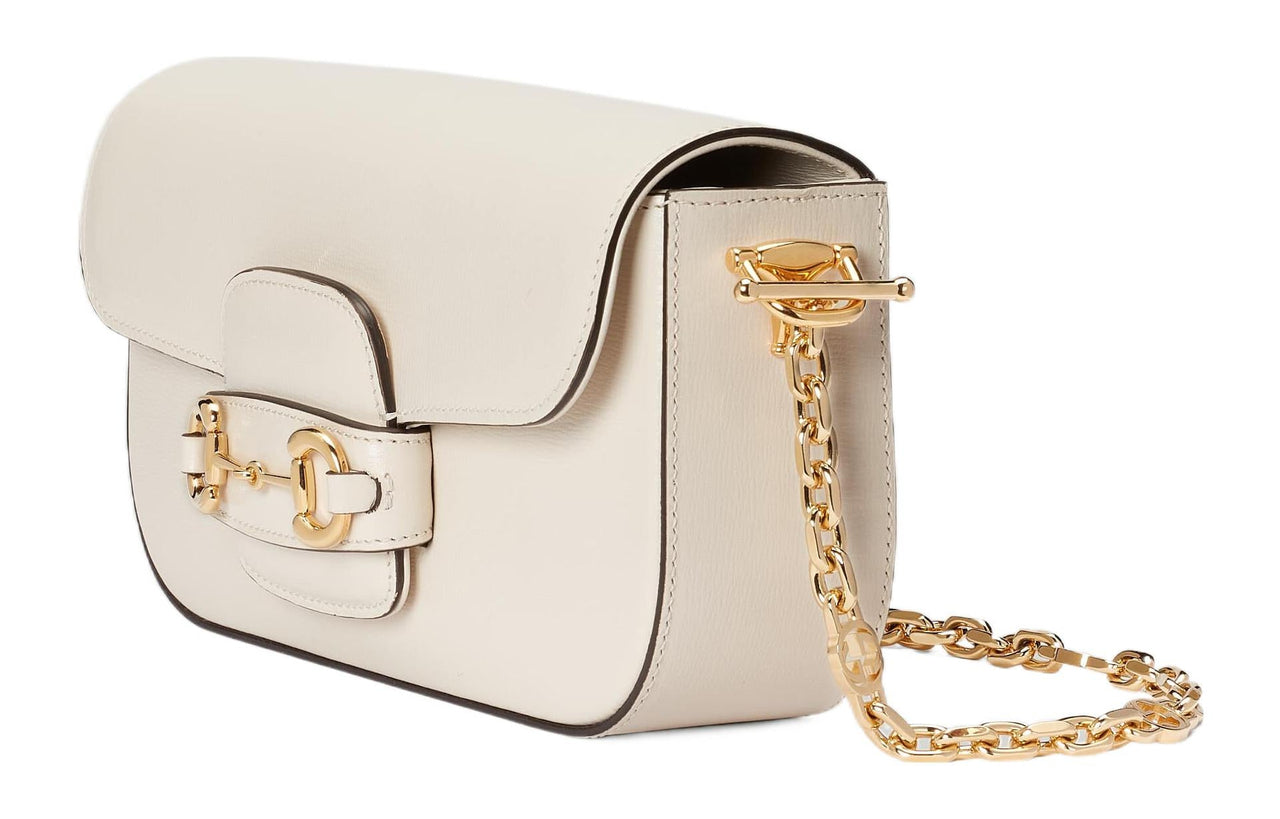 (WMNS) Gucci Horsebit 1955 Small Shoulder Bag 'White' 735178-1DB0G-9022