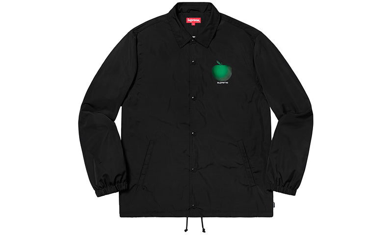Supreme SS19 Apple Coaches Jacket Coach Unisex Black SUP-SS19-10013