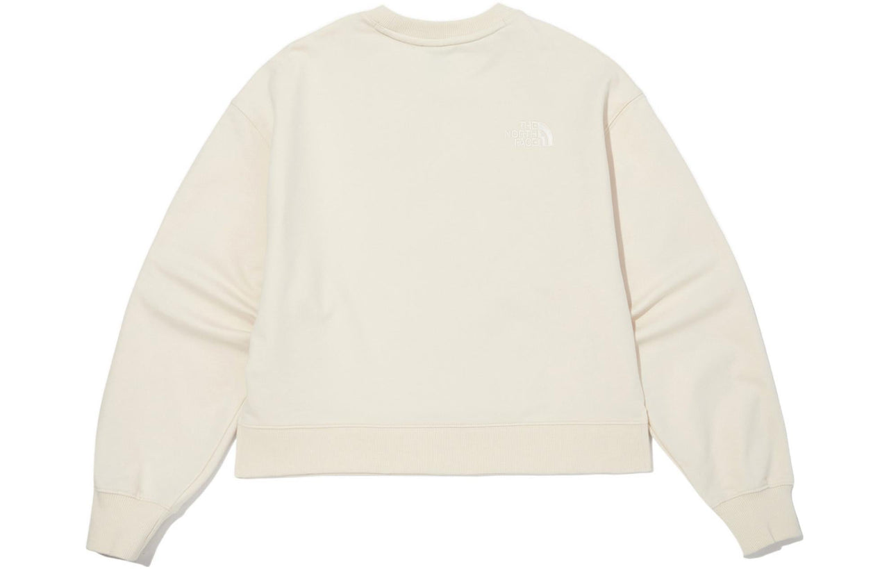 THE NORTH FACE Ws Essential Sweatshirts Logo Sweater 'Beige' NM5MN30B