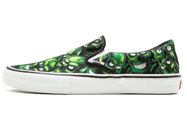 Vans Slip-On Pro 'Black White Green' VN0A347V3