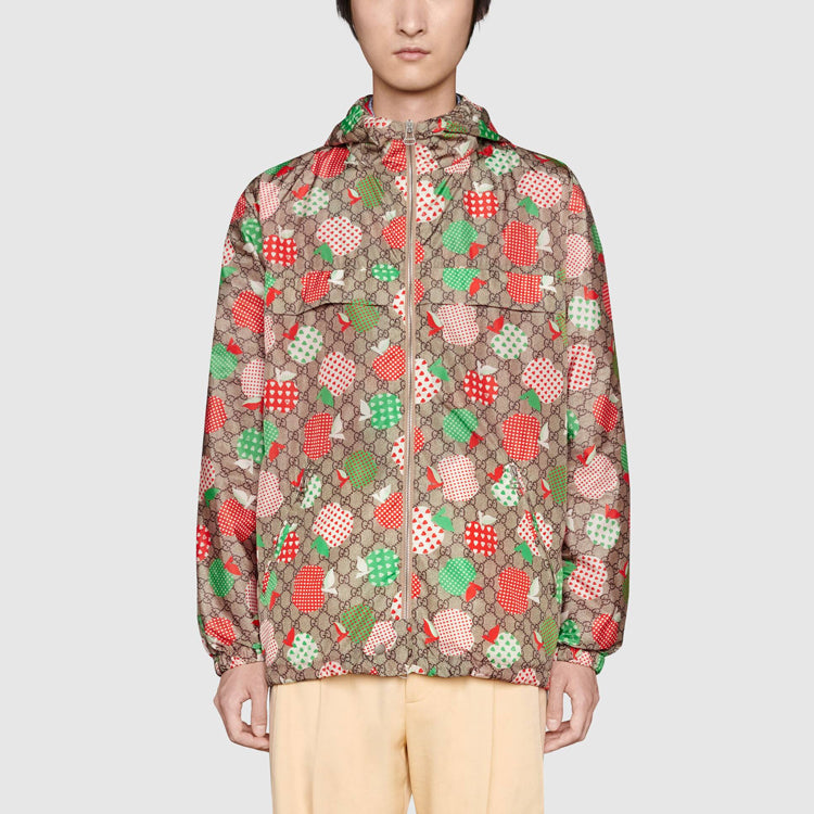 Gucci Les Pommes Nylon Jacket 'Beige' 663649-ZAHB9-2110