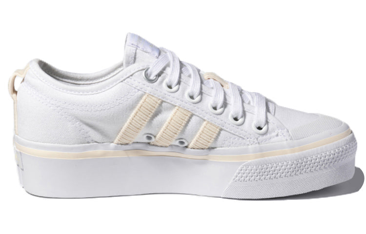 (WMNS) adidas Nizza Platform 'Off White Cream' H69028