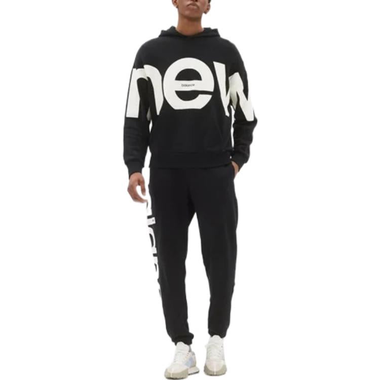 New Balance Athletics Unisex Out of Bounds Oversized Sweat Pullover Hoodie 'Black' UT23504-BK
