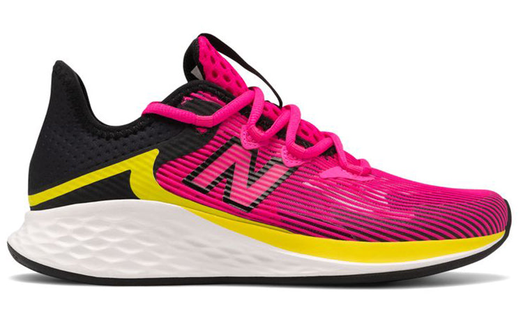 (WMNS) New Balance Fresh Foam Roav 'Purplered Black Yellow' WRVHZSW1