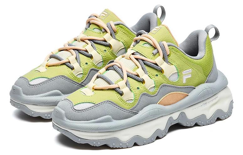 (WMNS) FILA FUSION QD96 Athletic Shoes 'Green Grey' T12W241201FPN