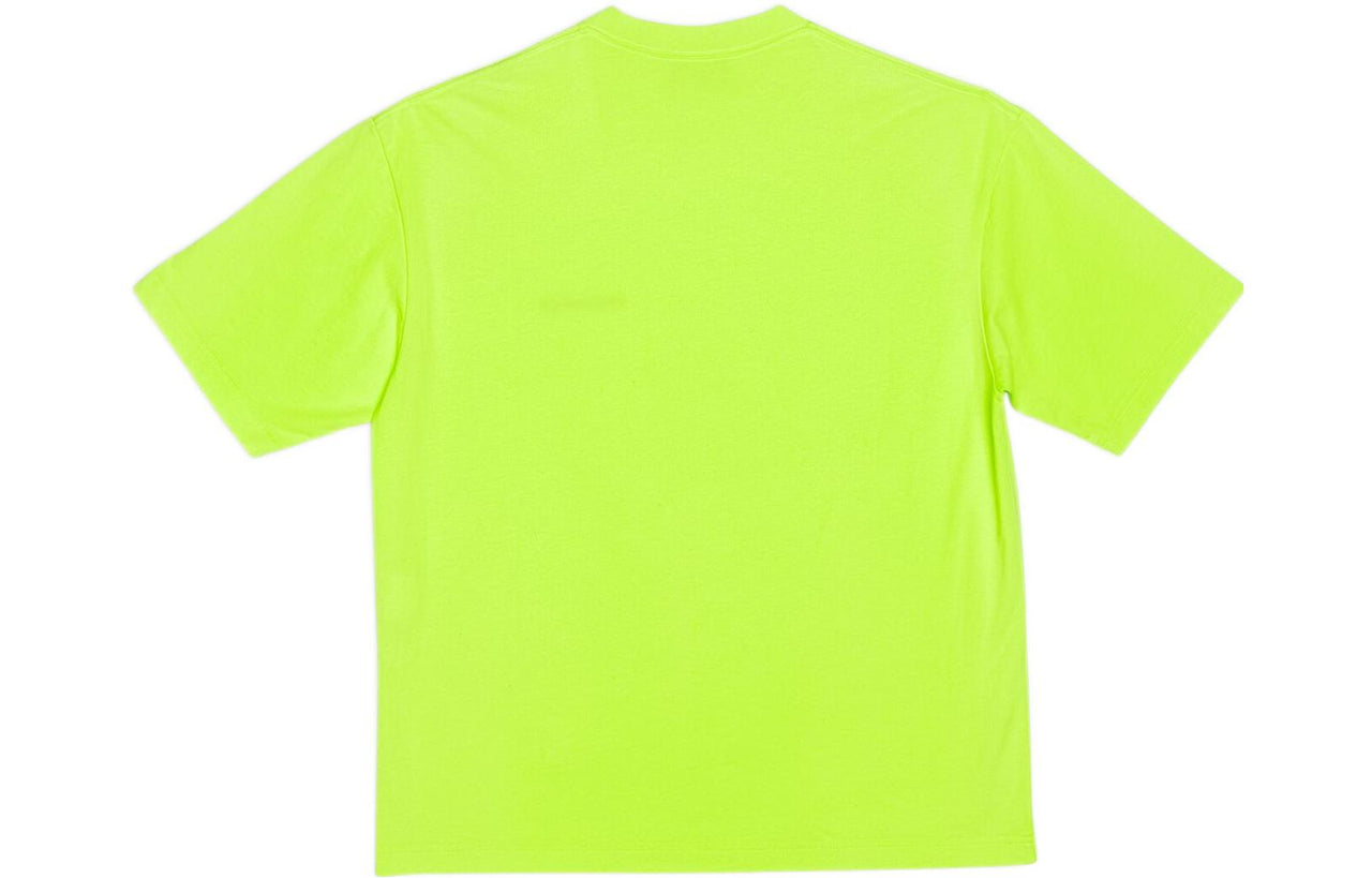 Balenciaga BB Corporate T-shirt Medium Fit 'Yellow' 612966TJV877110