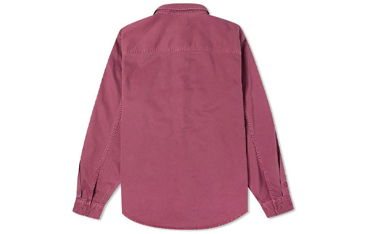 Converse Twill Long Sleeve Button Down Asia Sizing 'Berry' 10022012-A04