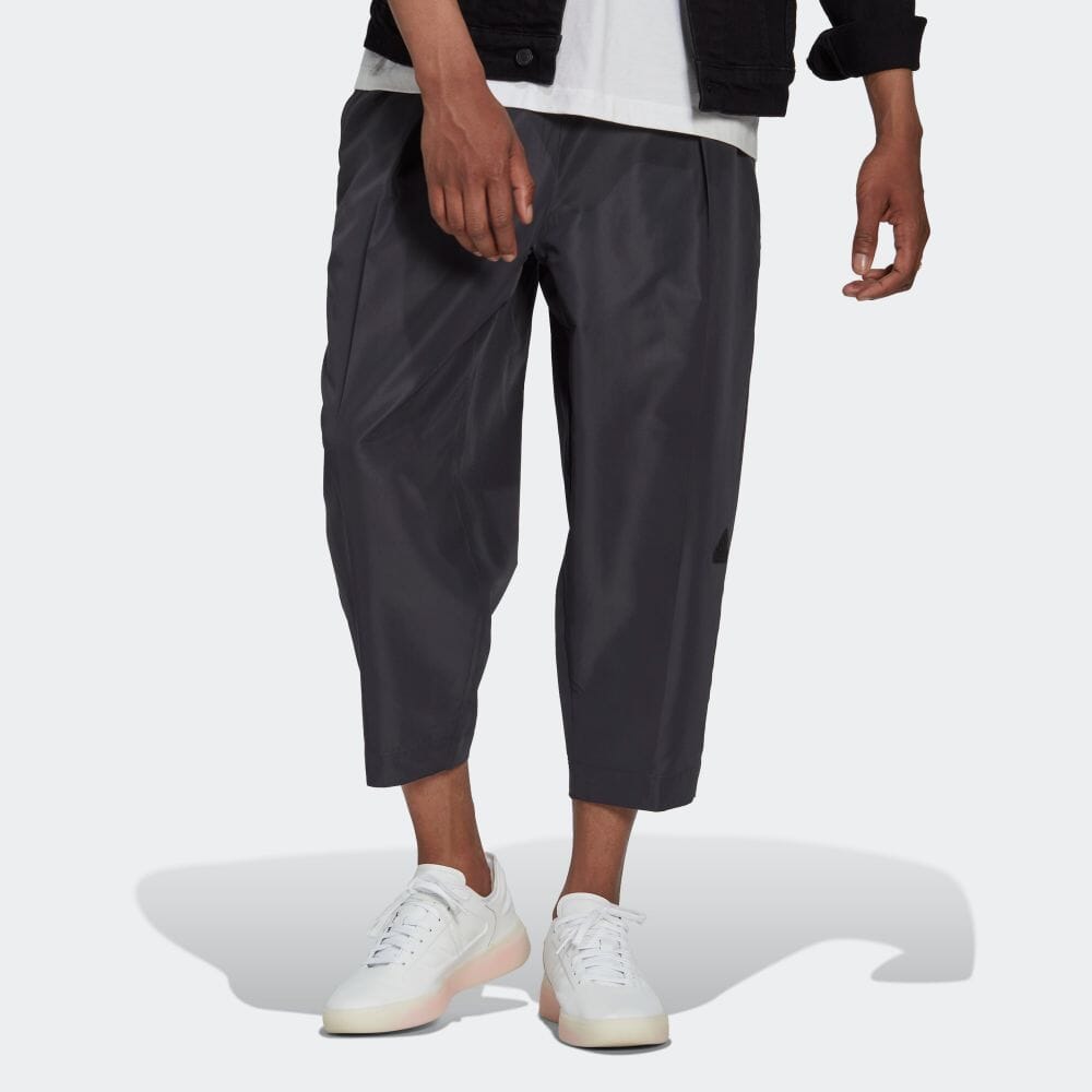 adidas Solid Color Sports Pants Men's Black HH7239