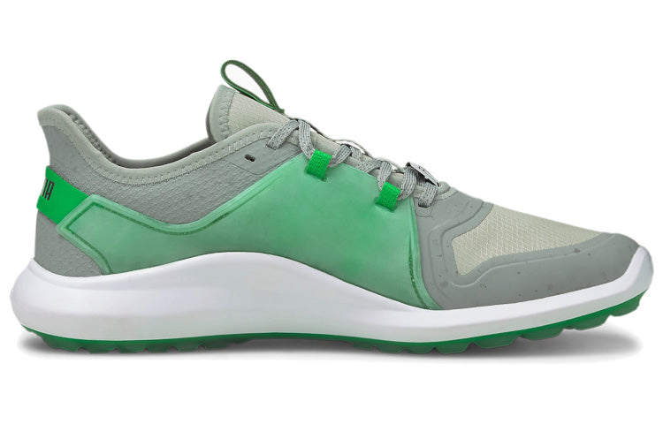 PUMA Ignite Fasten8 Flash Fm Golf Shoes Grey/Green 194700-01
