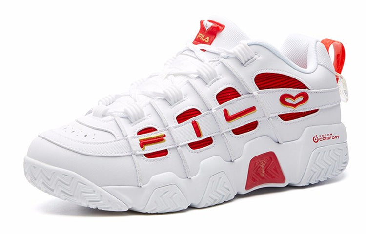 FILA Barricade White/Red F12M111228FFR