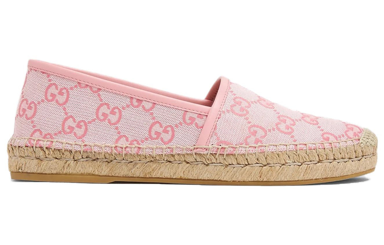 (WMNS) Gucci GG Monogram Espadrilles 'Soft Pink' 739165-9SF40-8472