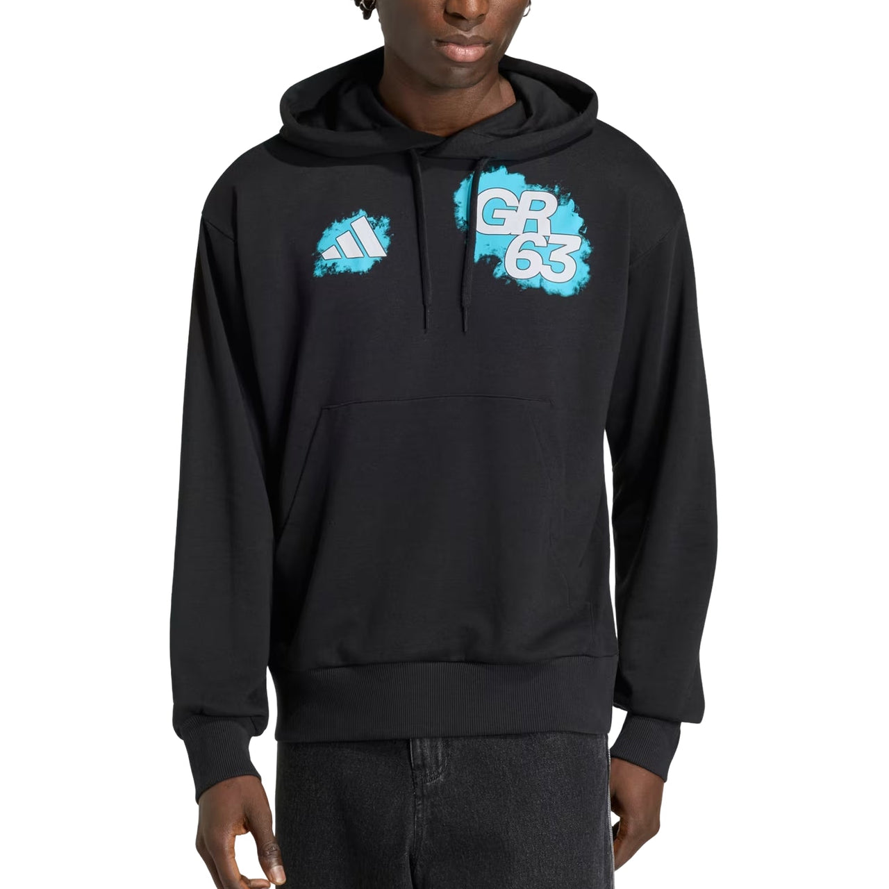 adidas x Mercedes AMG Petronas Formula 1 Team Name & Number Hoodie Asia Sizing 'George Russell ' KE7735