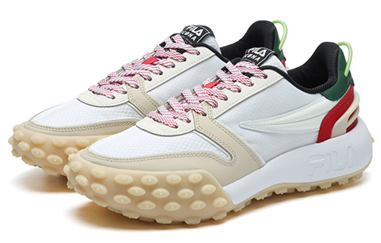 (WMNS) FILA Gara Chunky Sneakers 'White Red Green' F12W213111FWV