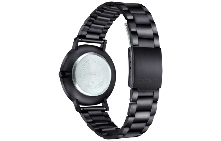 Casio Dress Classic Minimalistic Analog Steel Strap Watch 'Black White' MTP-VT01B-7B