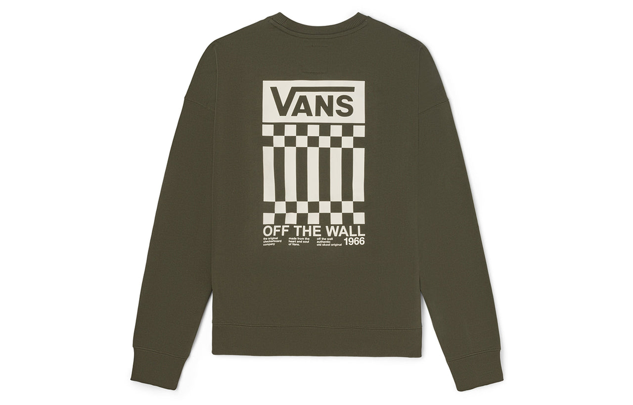 Vans Logo Graphic Crew Sweater 'Green White' VN00090VKCZ