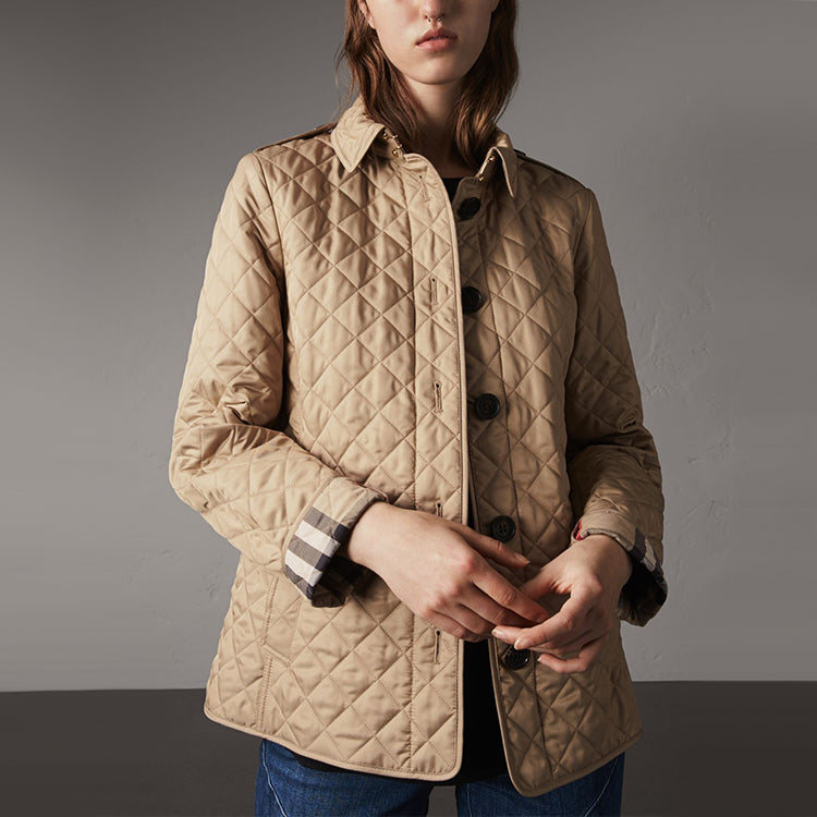 Burberry single breasted Jacket Khaki 80213621