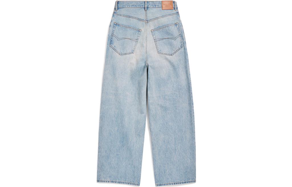(WMNS) Balenciaga Baggy Jeans 'Light Blue' 773763TJW794076