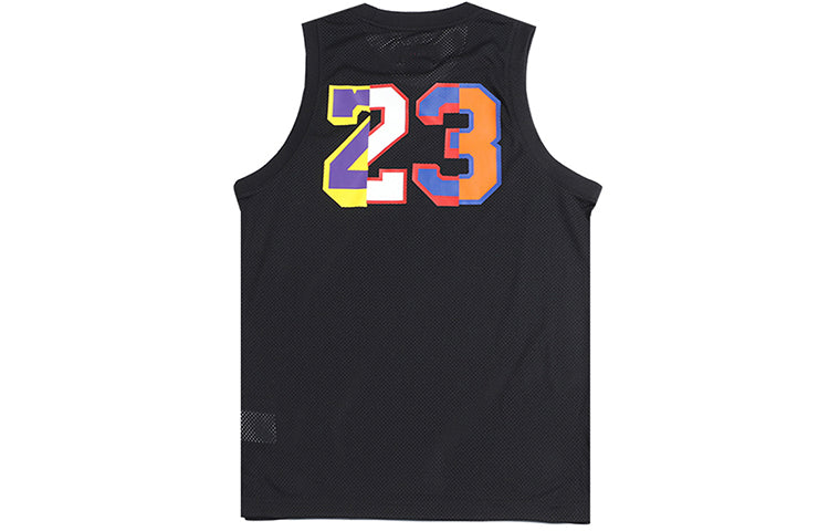 Air Jordan Colorful Basketball Sports Vest No. 23 Jersey Men's Black AV0047-010
