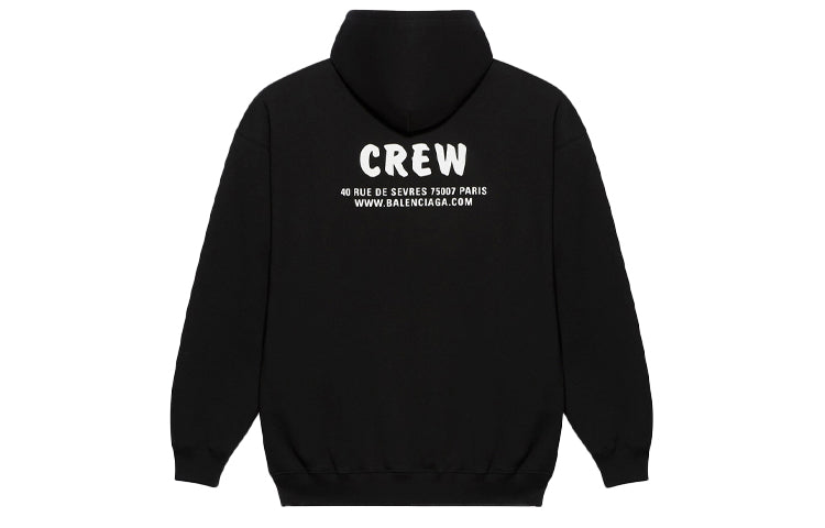 Balenciaga Crew Printing Black 578135TIV751070