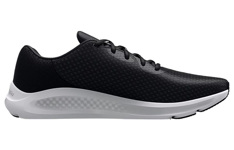 Under Armour Charged Pursuit 3 4E Wide 'Black White' 3025801-001