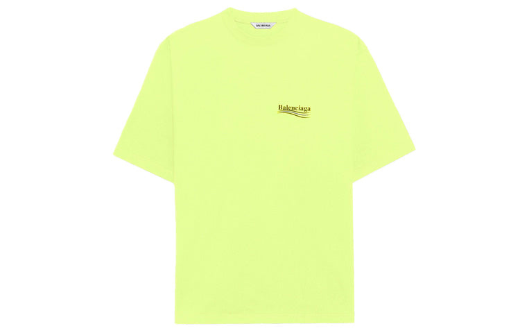 Balenciaga Political Campaign Logo Yellow 641655TJVF77110