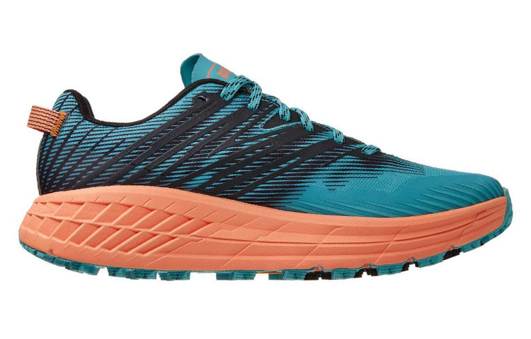 (WMNS) HOKA ONE ONE Speedgoat 4 Low 'Black Blue' 1106527-ACNT